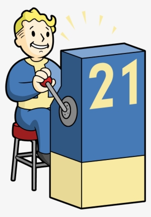 Fallout Png Transparent - Vault Boy Transparent