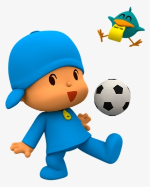 Pocoyo Playing Football Png - Pocoyo Play Ball