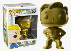 Gold Vault Boy Pop Vinyl Figure - Fallout Vault Boy Pop! Vinyl Figure
