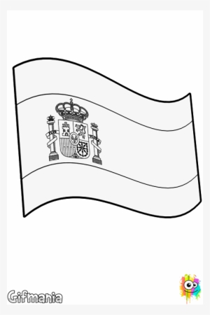 Color Online The Flag Os Spain - Bandera De España Para Dibujar