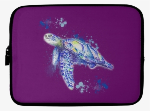 Watercolor Sea Turtle Laptop Sleeves - Turtle