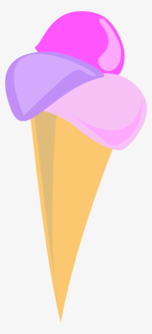 Free Cute Cartoon Ice Cream In Cone Clip Art Uksssp - กรวย ไอ ติ ม Png