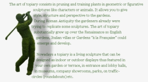The Topiary Is Once Again Very Trendy In Our Contemporary - Hare