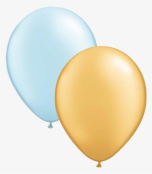 Mini Blue & Gold Balloons - Balloons