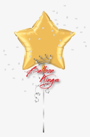 Pioneer Balloon - Gold Star Mylar Balloon