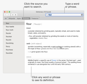 The Full Dictionary Window Showing A Definition - Android Inställningar Mejl