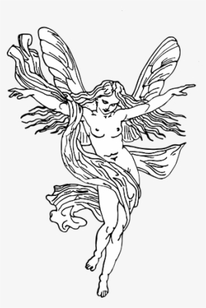 Vector Free Fairy - Drawing
