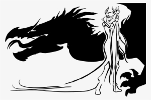 Clipart - Dragon Silhouette