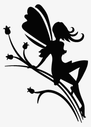 Fairy Silhouette Png Download - Motif De Fée