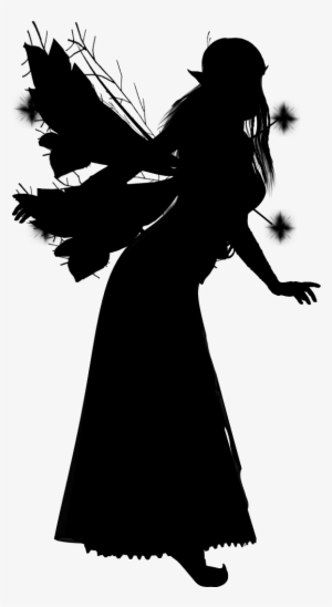 Fairy Silhouette Png Download - Silhouette