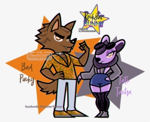 Bad Pucky And Tati Tasha - Cartoon