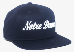 University Of Notre Dame Cursive Retro Snapback Hat - Baseball Cap