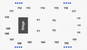 Full Map - Cedar Park Center Seating Chart