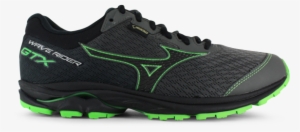 Mizuno Wave Rider 22 Gtx Mens Gunmetal Green Slime