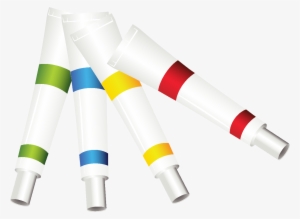 Hand Drawn White Gradient Pipe Element - Pigment