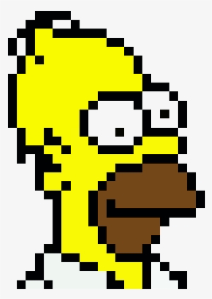 Simpsons - Homer Simpson Pixel Art