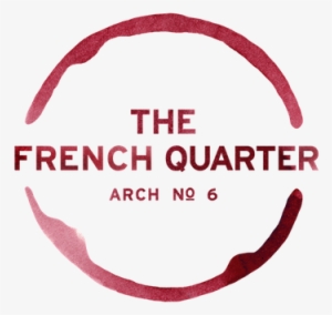 The French Quarter Logo Wine Stain - French Quarter Newcastle