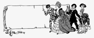 Vintage Masquerade Banner - Drama Png