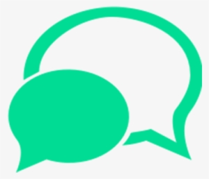 Contact Sprouts Chat Icon That Is Green - Chat Logo Png Black