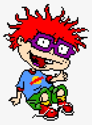 Chuckie - Minecraft Pixel Art Rugrats