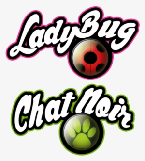 And Chat Noir Logos - Miraculous Ladybug And Cat Noir Logo