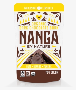 Chocolate Bark With Almonds, Pecans Goldenberry And - Organic Food