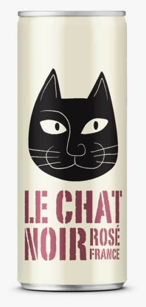 Wine In A Can Le Chat Noir Rose - Poster