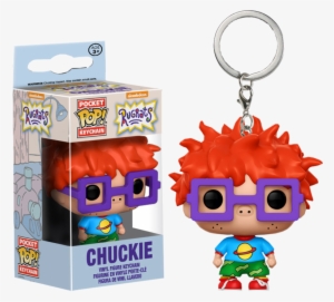 Chuckie Pocket Pop Keychain - Rugrats Chuckie Finster Pocket Pop! Key Chain