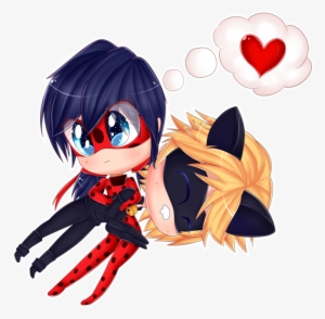 And Chat Noir By - Cute Ladybug And Cat Noir
