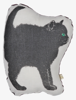 Atsuyo Et Akiko Chat Noir Cushion - Bull