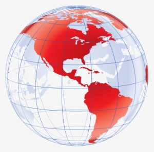 Globe Colour Inspiration Vector Logo - Red Earth Logo Png