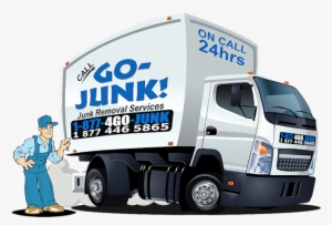 Junk Removal Tulsa - Delivery Truck Cartoon