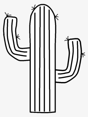 Cactus Png Free Download - Cactus Clip Art Black And White