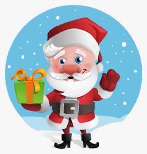 Gift Clipart Santa Claus - Free Santa