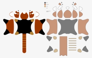 Red Panda Beanie Pattern - Red Panda Felt Pattern