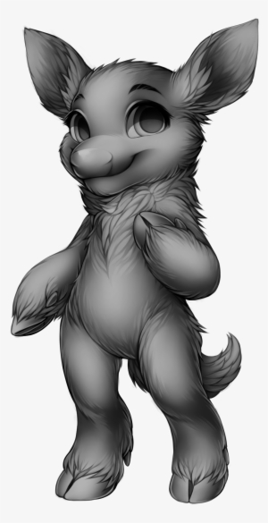 Drawn Red Panda Furvilla - Antlers Png Drawing Furry