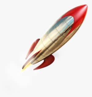 Small Business Marketing Agency - 50s Sci Fi Rocket