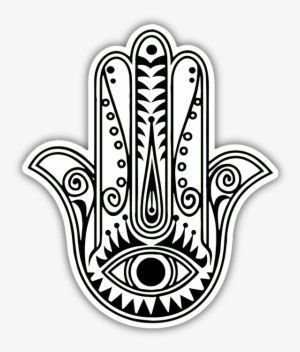 Hamsa Hand Bumper Sticker - Hand Of Fatima