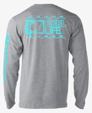 Men's Vintage Circle Hook Long Sleeve Fishing Shirt - Sleeve