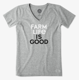 Women's Farm Life Is Good Crusher - J Crew Horoscope Tee