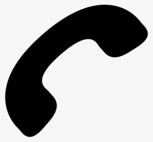 A Drawing Of The Side Of A Home Phone - Telephone Flat Design Png