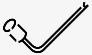 Vector Illustration Of Crowbar Wrecking Bar, Pry Bar