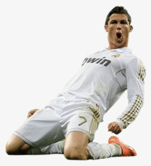 On The Ground Ronaldo - Cristiano Ronaldo Real Madrid Print