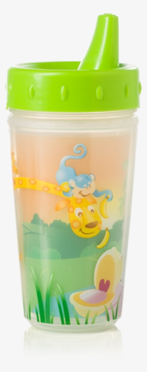 Zoo Friends Insulated Sippy Cup 1pk - Plastic Bottle