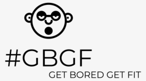 #gbgf Logo Black - Cutline Craft Grumpy Geek Genius Glasses Face Style