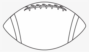 Black And White Football Clip Art Image - White Football Clip Art