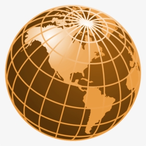 Purple And Gold Globe