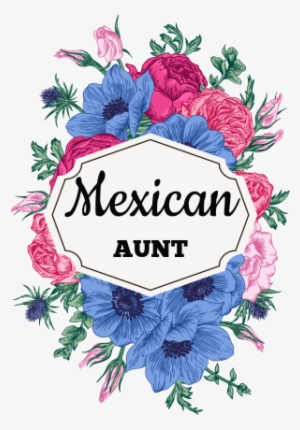 Mixed Flowers Mexican Aunt - Gratitude Journal For Moms With Bible Verses