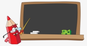 Chalk Board - Black Board Cartoon Png