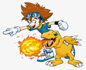 Download Link - Tai And Agumon Render